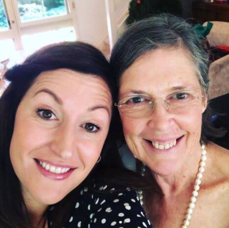 Pam Pacquola with her daughter, Celia Pacquola.